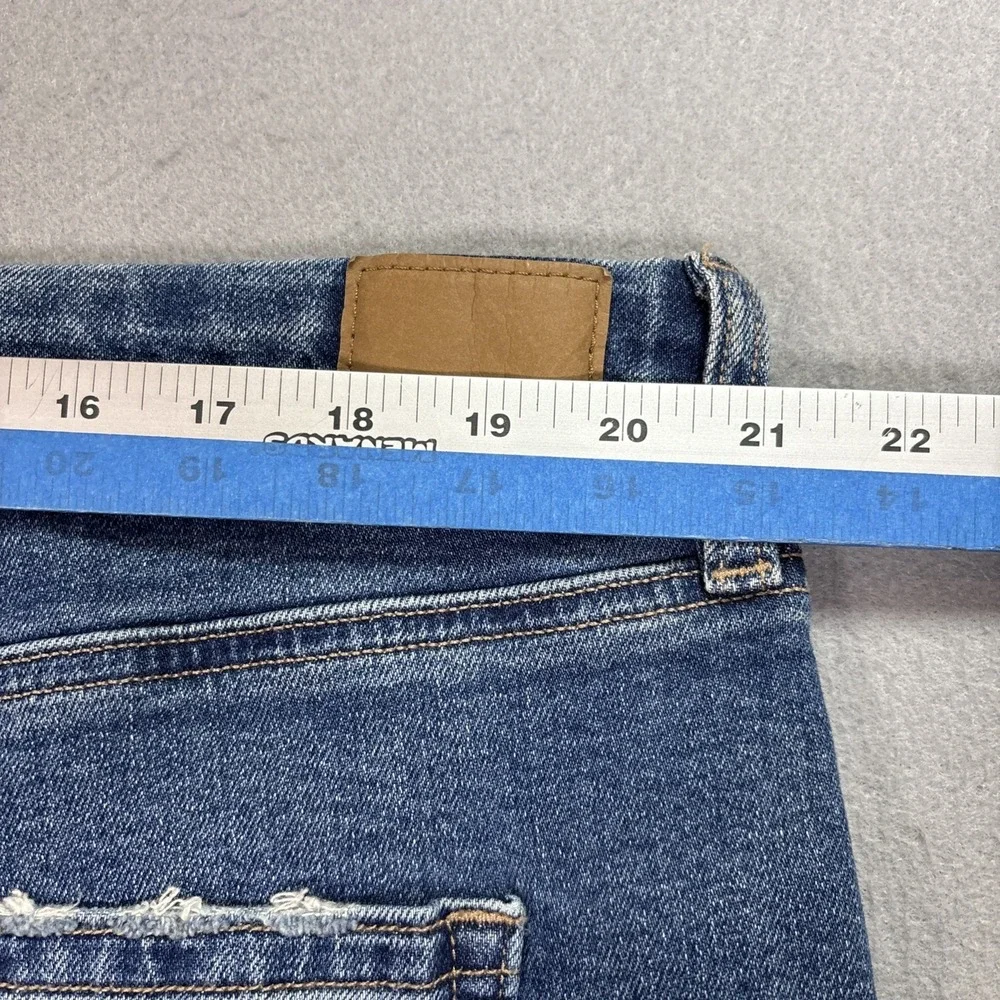 American Eagle Stretch Women Jean Curvy 90's Skinny Distressed Denim Sz 20L NWT
